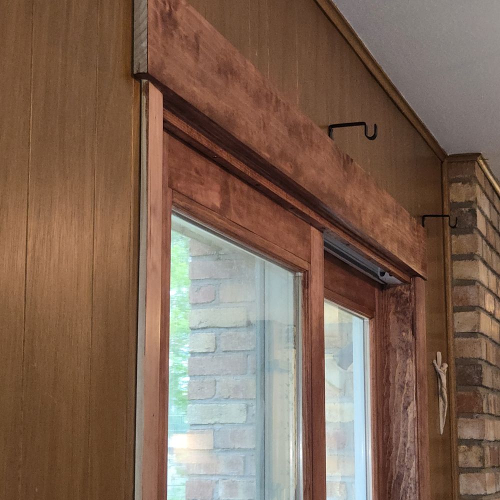 TimberBuild Services - Blotchy and doesn't match existing woodwork.  Didn't finish the edges - Tree Services Near Me