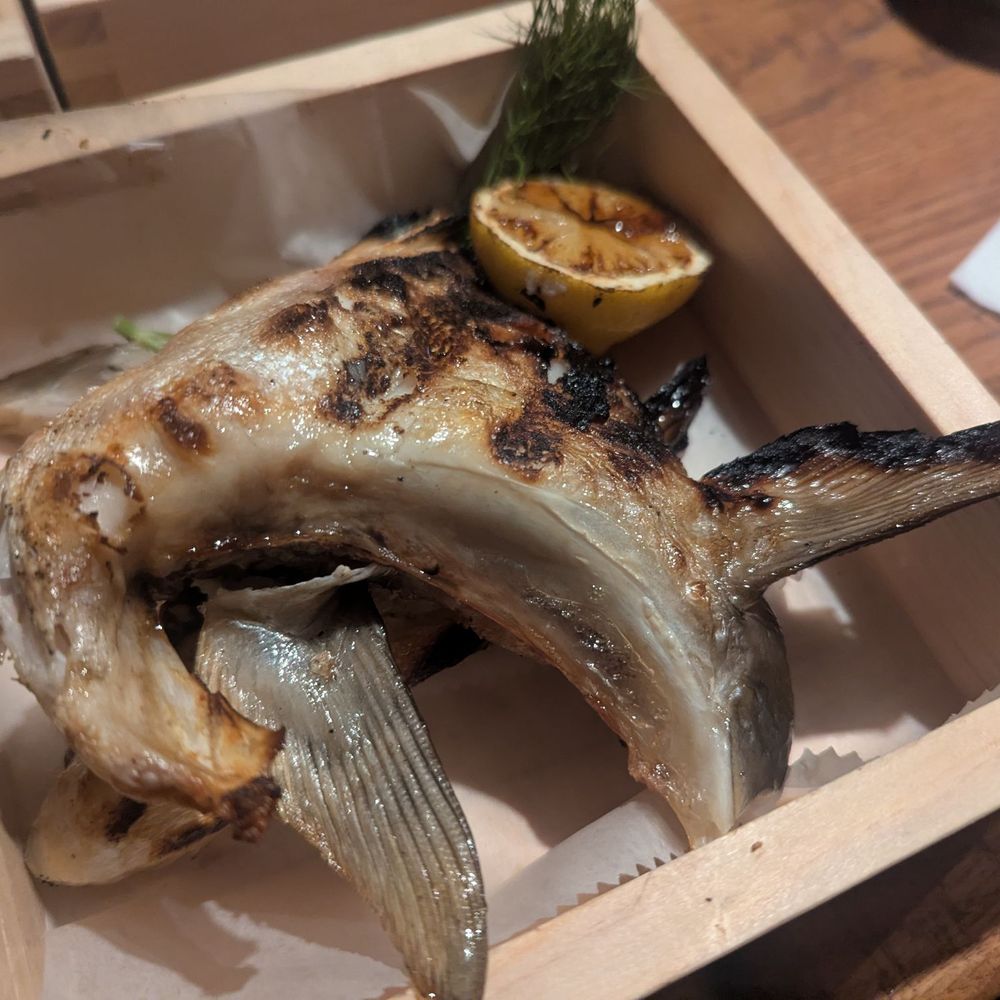 Hamachi Kama, great fish but needs salt
