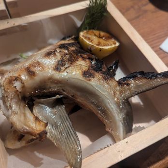 Yoko-Cho - Hamachi Kama, great fish but needs salt - Salad Near Me - New York, New York Yoko-Cho - Hamachi Kama, great fish but needs salt - Salad Near Me - New York, New York