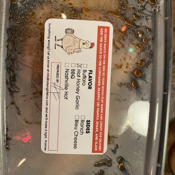 Mikey's Late Night Slice - Hot Honey Garlic Bone-In Wings - Bars Near Me - Columbus, Ohio