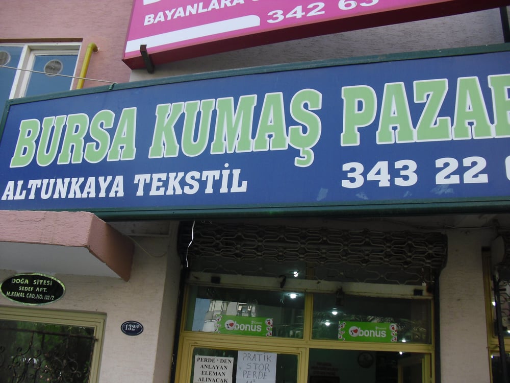 Bursa Kumaş Mağazası