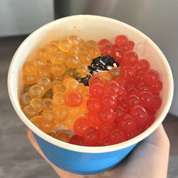 Yotality - Blackberry Yogurt with too many boba pearls