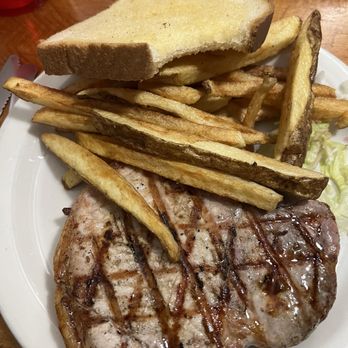 Ray's Tavern - Pork chop dinner. - Burgers Near Me - Green River, Utah Ray's Tavern - Pork chop dinner. - Burgers Near Me - Green River, Utah