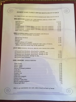Menu photo 1 Martin's Place Bryan, TX