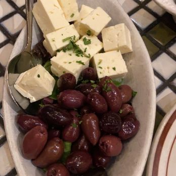 La Mediterranee - feta and olives - Mediterranean Near Me - Berkeley, California