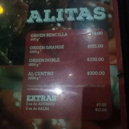 Menu Menu