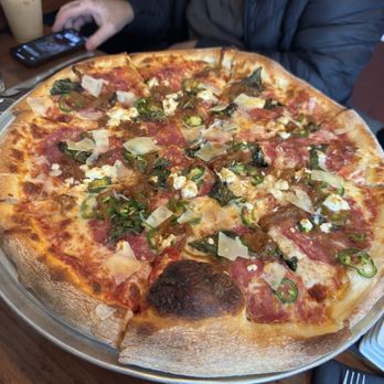 Whitecaps Pizza - Honey Drizzle Soppresata - Pizza Near Me - Kings Beach, California Whitecaps Pizza - Honey Drizzle Soppresata - Pizza Near Me - Kings Beach, California