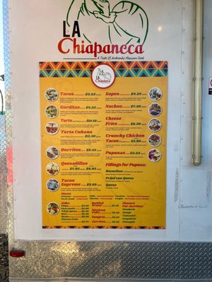 Menu photo 7 La Chiapaneca Culpeper, VA