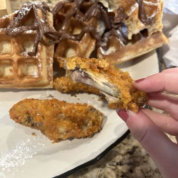 The Brunch House - Bone in wings with waffles - Breakfast & Brunch Near Me - Provo, Utah