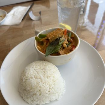 Thai Table Restaurant and Bar - Red curry with tofu - Salad Near Me - Houston, Texas Thai Table Restaurant and Bar - Red curry with tofu - Salad Near Me - Houston, Texas