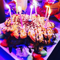 Wanna Waffel & Kumpir - Special birthday waffle