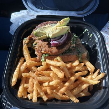 Tryst Cafe PHX - Sweet potato burger - Beer, Wine & Spirits Near Me - Phoenix, Arizona