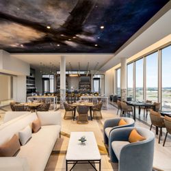 BNA Sky Pavilion - Visit with friends or make new ones while relaxing on the sofa at our rooftop lounge.
