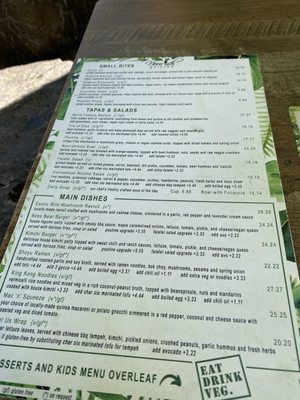 Menu photo 4 Nourish Bistro Banff, AB