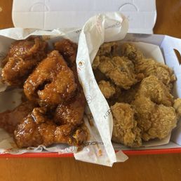 Half & Half Whole Chicken: Golden Original & Secret Sauce Half & Half Whole Chicken: Golden Original & Secret Sauce