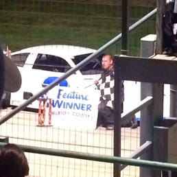 Anthony Danza, the feature winner on this particular night.  These cars go fast!!