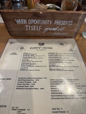 Menu photo 4 Poppy + Rose Los Angeles, CA Menu photo 4 Poppy + Rose Los Angeles, CA