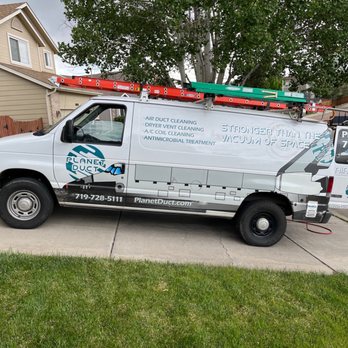 Planet Duct - Truck at my house - Air Duct Cleaning Near Me - Colorado Springs, Colorado Planet Duct - Truck at my house - Air Duct Cleaning Near Me - Colorado Springs, Colorado