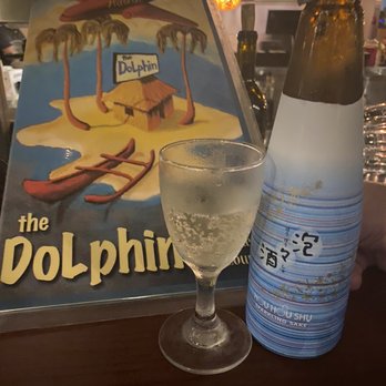 The Dolphin - The Zipang sparkling sake was interesting, i loved the bubbles but a little to sweet for me but i sure drank it - Seafood Markets Near Me - Hanalei, Hawaii