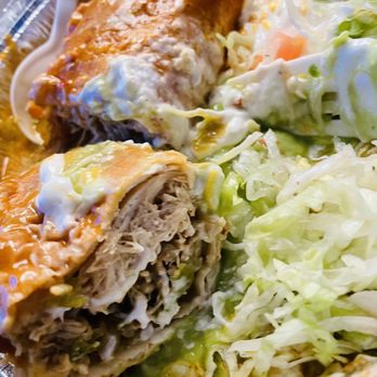 El Norteño - Cut open chicken chimichanga - Mexican Near Me - Phoenix, Arizona