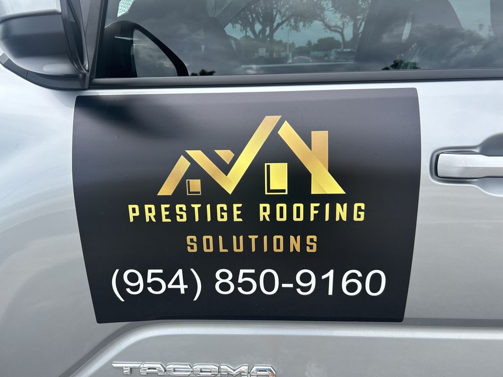 Slide of Prestige Roofing Solutions