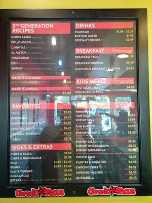 Menu photo 8 Chronic Tacos Corona Del Mar, CA Menu photo 8 Chronic Tacos Corona Del Mar, CA