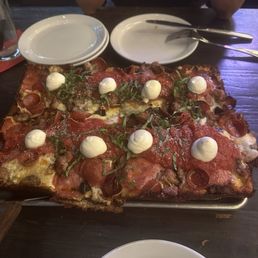 Detroit Style Pizza