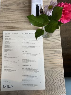 Menu photo 3 Mila Vancouver, BC