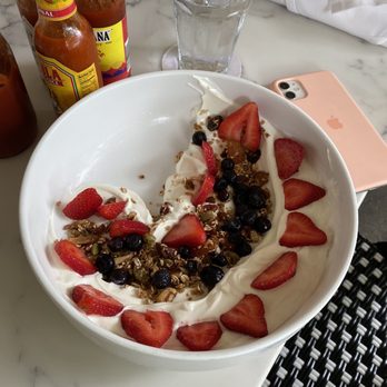 The Wild Fork - Homemade granola with fruit and yogurt - American Near Me - Tulsa, Oklahoma The Wild Fork - Homemade granola with fruit and yogurt - American Near Me - Tulsa, Oklahoma