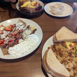 Nutella creeps and the California omelette!