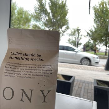 Ceremony Coffee Roasters - Harbor Point - Our beans we purchased! - Coffee & Tea Near Me - Baltimore, Maryland