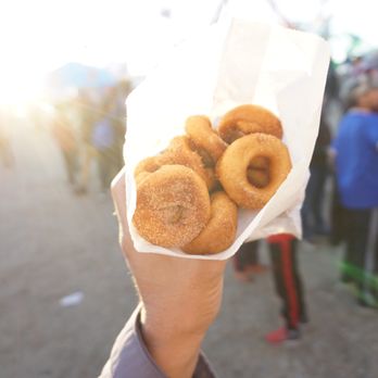 Markham Fair - "Tiny's" Mini Doughnuts.  A rip off of Tiny Tom's at the midway;). The woman there has such a bad attitude:( - Venues & Event Spaces Near Me - Markham, Ontario