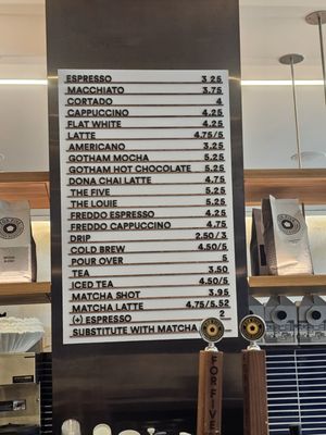 Menu photo 2 For Five Coffee Roasters Washington, DC, DC