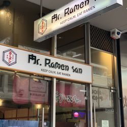 Mr Ramen San - Catchy front door sign for Japanese comfort food!