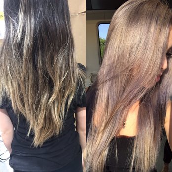 Rich Hair - I went from brown to ash brown ! And I love it! - Hair Salons Near Me - Katy, Texas Rich Hair - I went from brown to ash brown ! And I love it! - Hair Salons Near Me - Katy, Texas