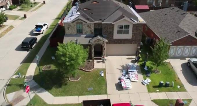 Slide of Bluejay Roofing