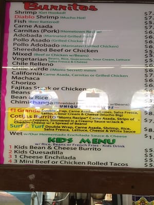 Menu photo 6 Cotija's Taco Shop Colton, CA