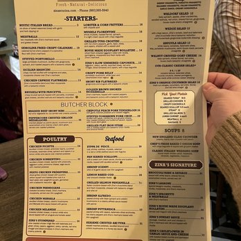 Zina's Cucina - Menu - Italian Near Me - Marlborough, Connecticut Zina's Cucina - Menu - Italian Near Me - Marlborough, Connecticut