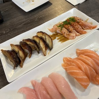 Sushiholics - Unagi, VIP Salmon, Yellowtail & Salmon Nigiri - Sushi Bars Near Me - West Covina, California Sushiholics - Unagi, VIP Salmon, Yellowtail & Salmon Nigiri - Sushi Bars Near Me - West Covina, California