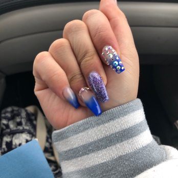 HN Passion Nails - Acrylics with jewels. - Nail Salons Near Me - Glendale, California HN Passion Nails - Acrylics with jewels. - Nail Salons Near Me - Glendale, California