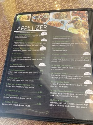 Menu photo 5 Thai Mango Sacramento, CA
