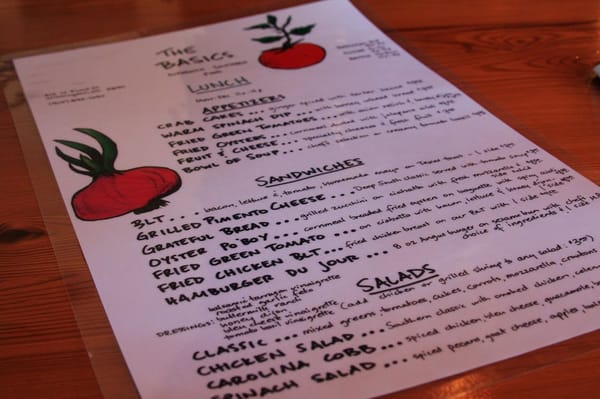 Menu photo 8 The Basics Wilmington, NC Menu photo 8 The Basics Wilmington, NC
