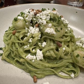 Caramba Restaurant - Tagliatelle Pesto - Italian Near Me - Whistler, British Columbia Caramba Restaurant - Tagliatelle Pesto - Italian Near Me - Whistler, British Columbia