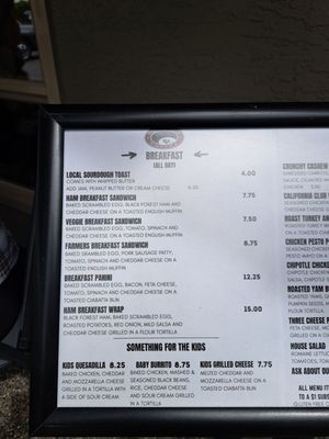 Menu photo 1 Creekmore's Coffee Coombs, BC Menu photo 1 Creekmore's Coffee Coombs, BC