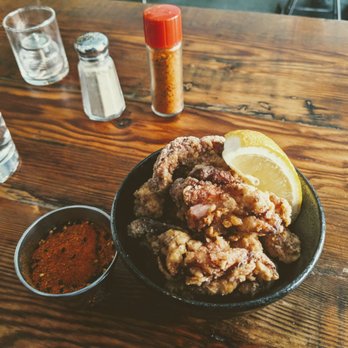 Ramen Wasabi - Chicken Karaage Nuggets - cage free chicken thigh, togarashi mayo dip. - Ramen Near Me - Chicago, Illinois