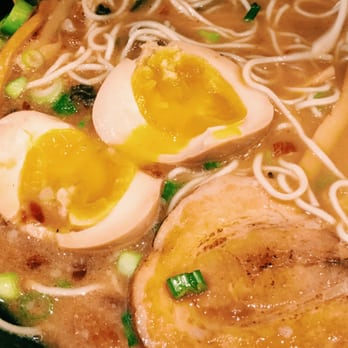 Blackbeard Ramen - Additional soft egg with perfectly runny yolk - Ramen Near Me - Cliffside Park, New Jersey