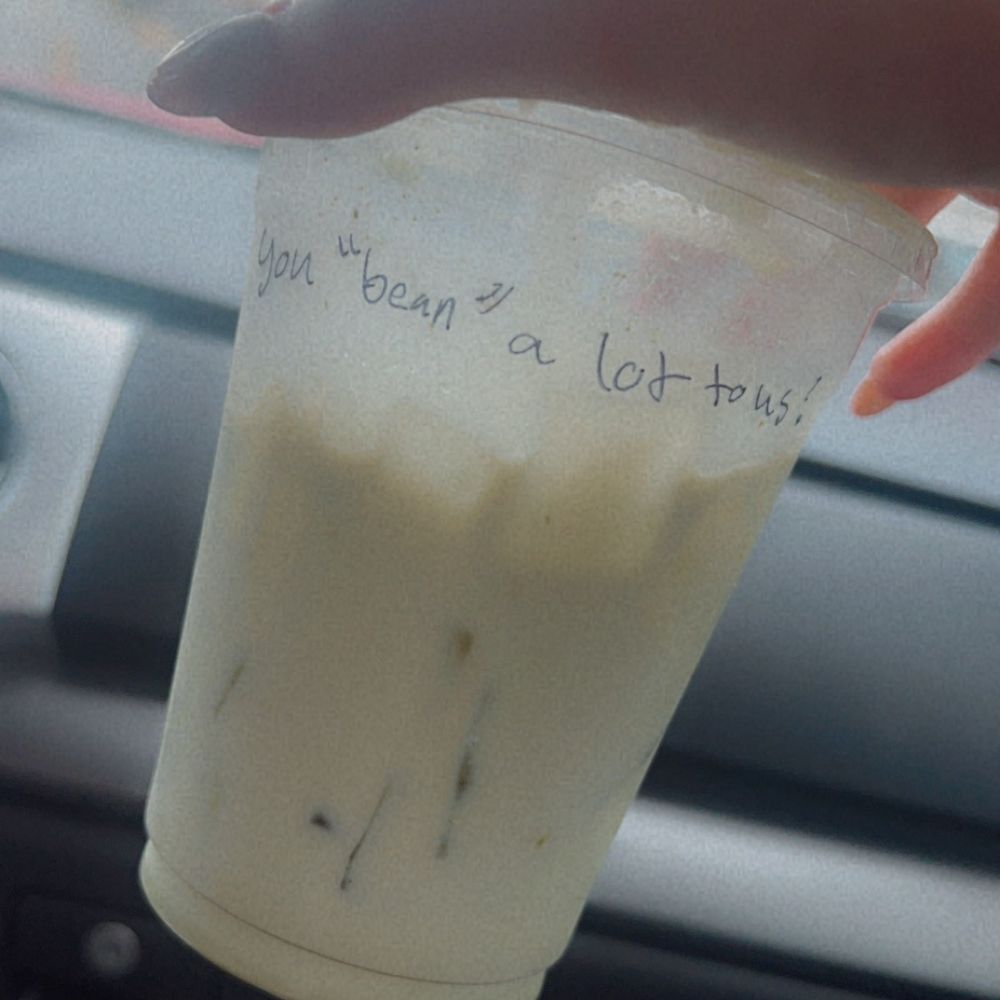 small Iced matcha with whole milk.