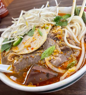 Photo of Golden Star Vietnamese Restaurant - San Francisco, CA, US. Bún bò Huế