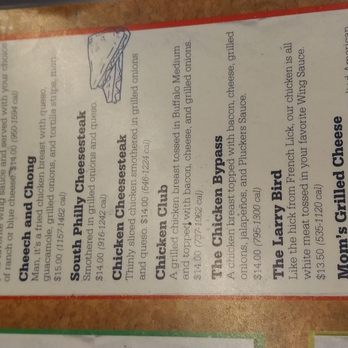 Pluckers Wing Bar - CityView - Menu - American Near Me - Fort Worth, Texas