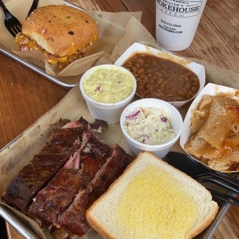 Brister's Smokehouse BBQ - a variety of food items - Barbeque Near Me - Ruston, Louisiana